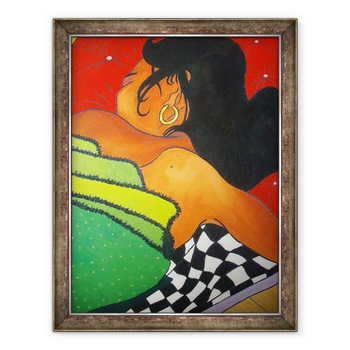 Tablou inramat - Timothy Nathan Joel - Fata adormita, 2001, 60 x 80 cm Tablou inramat - Timothy Nathan Joel - Fata adormita, 2001, 60 x 80 cm