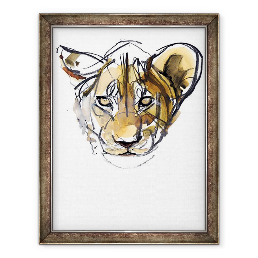 Tablou inramat - Mark Adlington - Cub galben, 2019, 60 x 80 cm