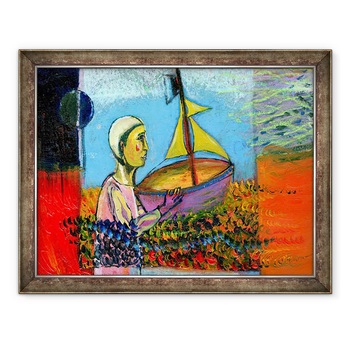 Tablou inramat - Gigi Sudbury - Plecarea, 2019, 60 x 80 cm Tablou inramat - Gigi Sudbury - Plecarea, 2019, 60 x 80 cm