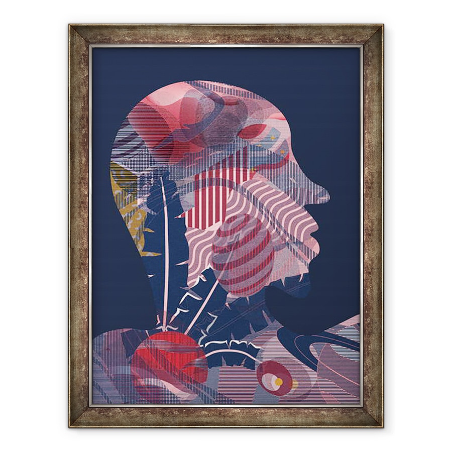 Tablou inramat - Nancy Kouta - Diversitate, 2019, 60 x 80 cm