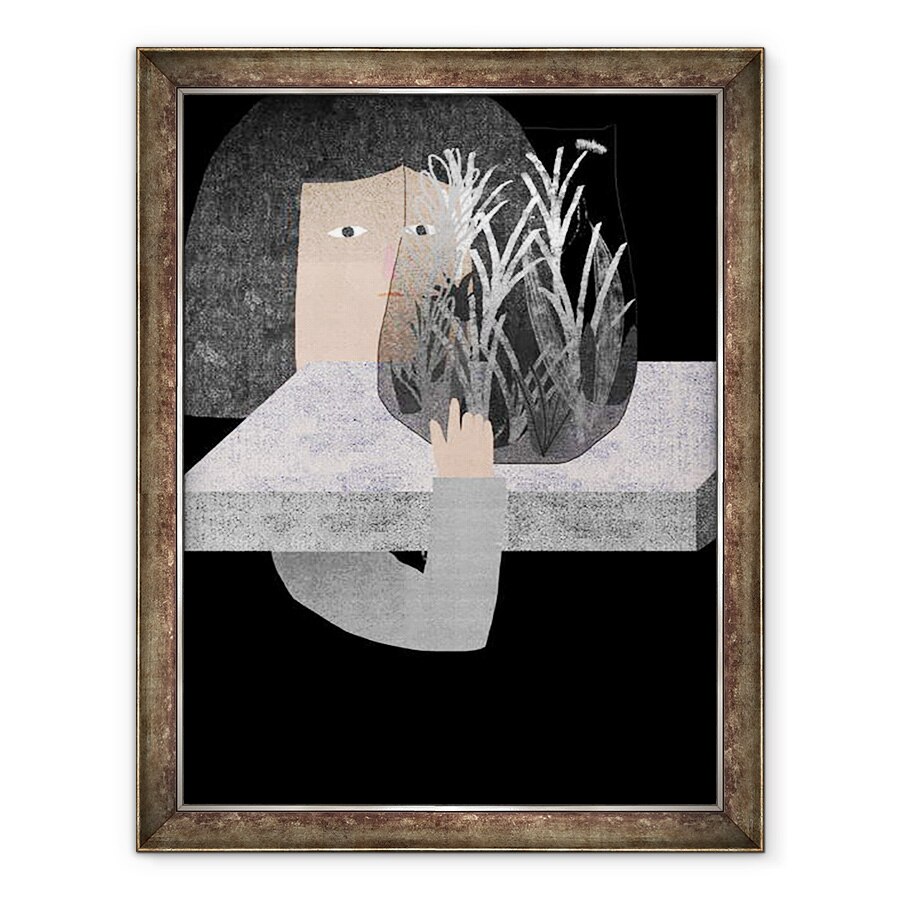 Tablou inramat - Anja Bartelt - Depresie I, 2017, 60 x 80 cm