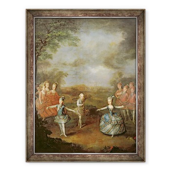 Tablou inramat - Johann Georg Weikert - Marie Antoinette si surorile ei din Il Trionfo dell Amore, au cantat la 25 ianuarie la Palatul Schoenbrunn, 1765, 60 x 80 cm Tablou inramat - Johann Georg Weikert - Marie Antoinette si surorile ei din Il Trionfo dell Amore, au cantat la 25 ianuarie la Palatul Schoenbrunn, 1765, 60 x 80 cm
