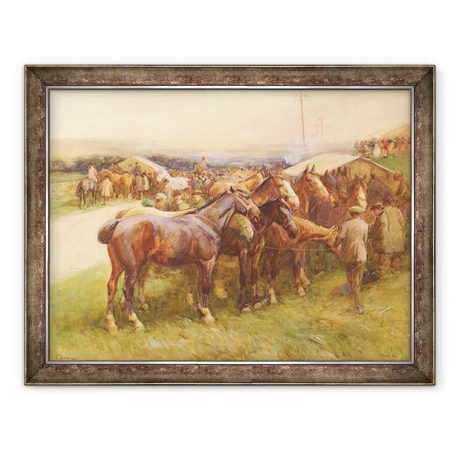 Tablou inramat - John Atkinson - Dealul Brough, 60 x 80 cm