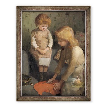 Tablou inramat - Elizabeth Adela Stanhope Forbes - Surori, 70 x 90 cm Tablou inramat - Elizabeth Adela Stanhope Forbes - Surori, 70 x 90 cm