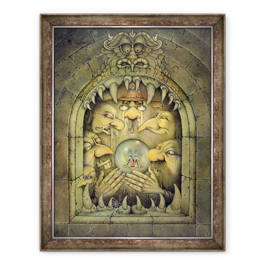 Tablou inramat - Wayne Anderson - Mai intai ai nevoie de un Dragon, 70 x 90 cm