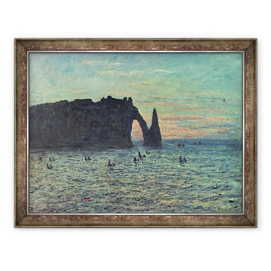 Tablou inramat - Claude Monet - Acul gol la Etretat, 70 x 90 cm
