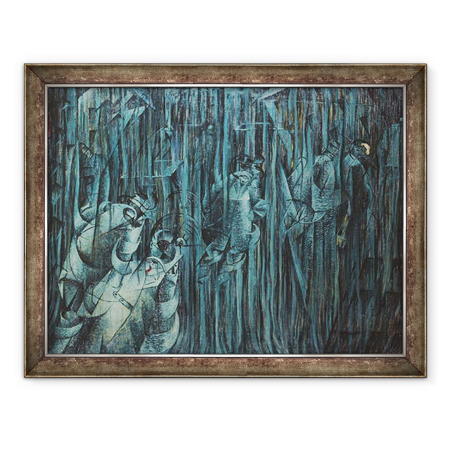 Tablou inramat - Umberto Boccioni - Stari de spirit, Cei care raman, 70 x 90 cm