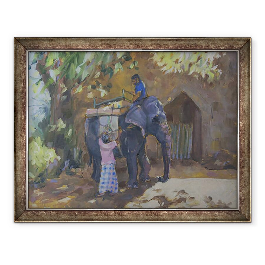 Tablou inramat - Sue Wales - Elefant, Sri Lanka,2015, 60 x 80 cm