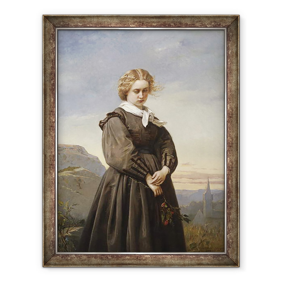 Tablou inramat - Constant Mayer - Melancolia dragostei II, 70 x 90 cm