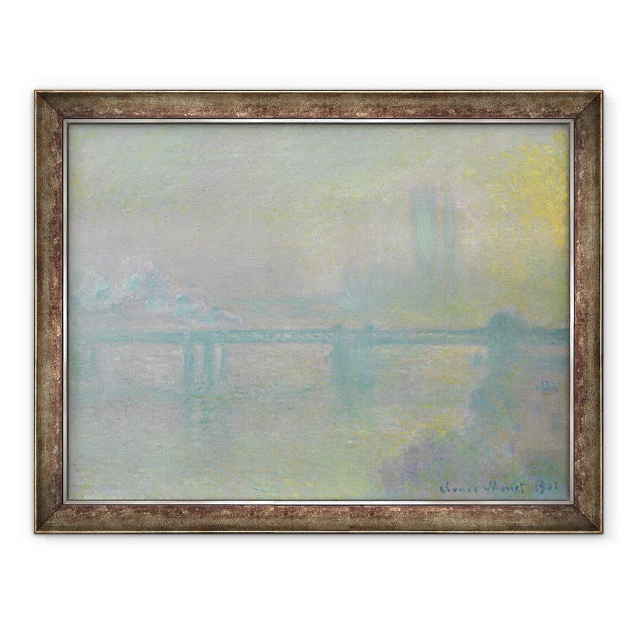Tablou inramat - Claude Monet - Charing Cross Bridge, Londra, 70 x 90 cm