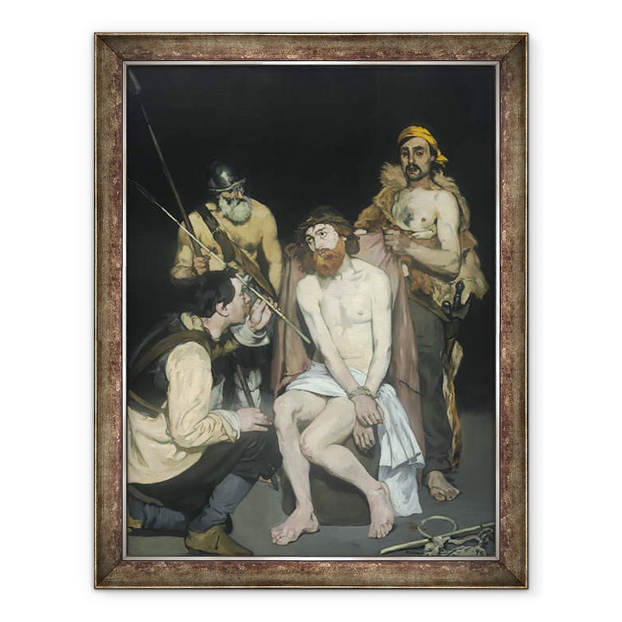 Tablou inramat - Edouard Manet - Isus batjocorit de soldati, 70 x 90 cm