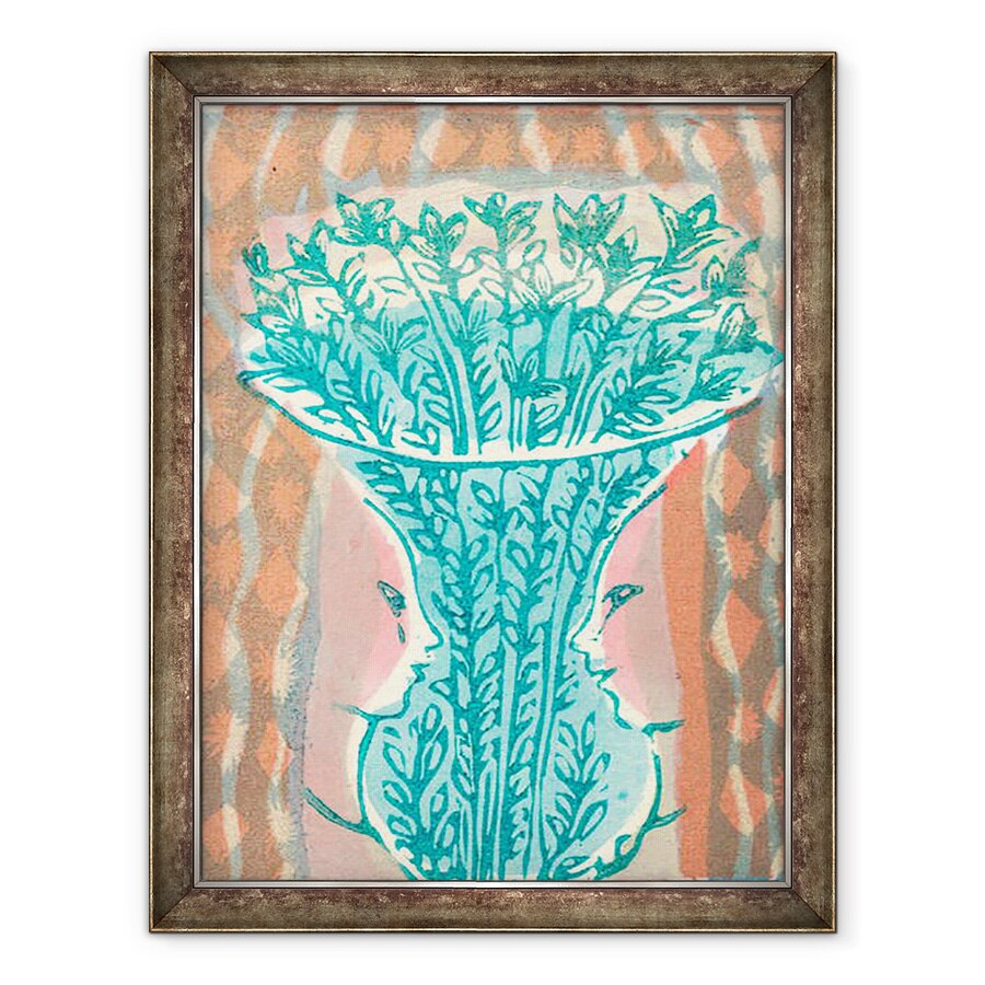 Tablou inramat - Mary Kuper - Vaza si fete, 70 x 90 cm