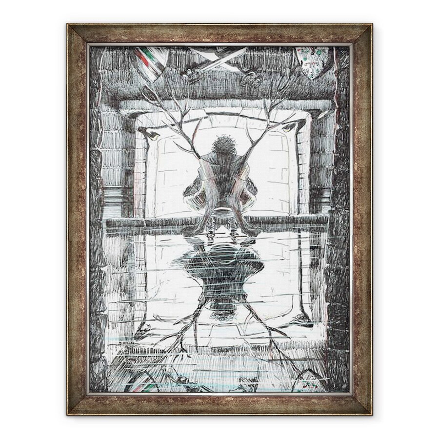 Tablou inramat - Vincent Alexander Booth - page15, Castelul din padurea Findhorn, 2006, 70 x 90 cm