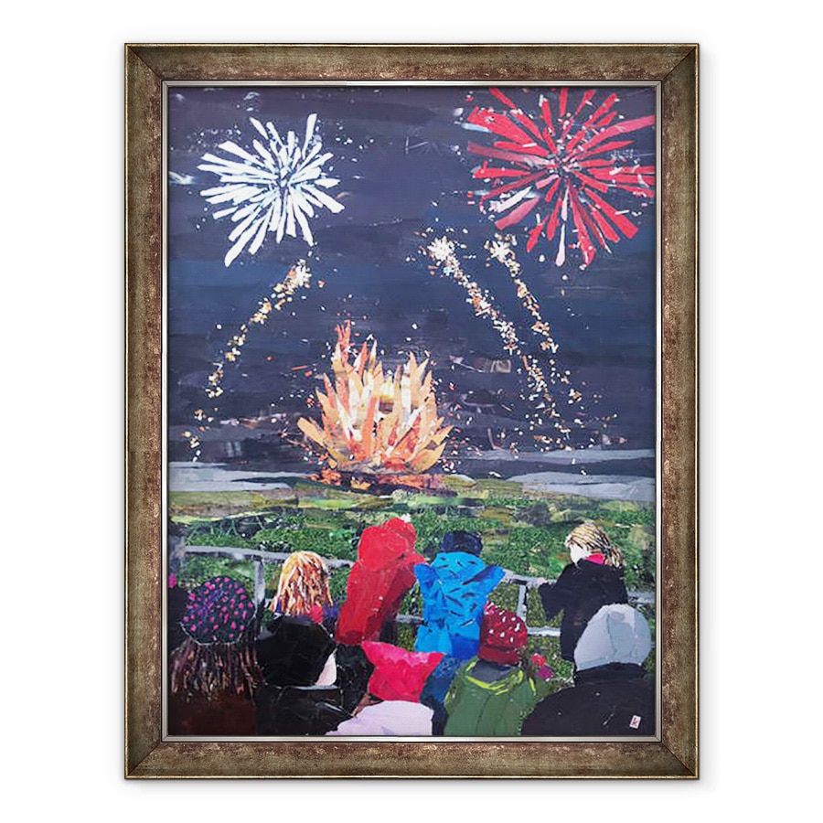 Tablou inramat - Kirstie Adamson - Whizz, Bang, 70 x 90 cm