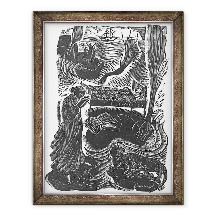 Tablou inramat - Mary Kuper - Potopul, 70 x 90 cm