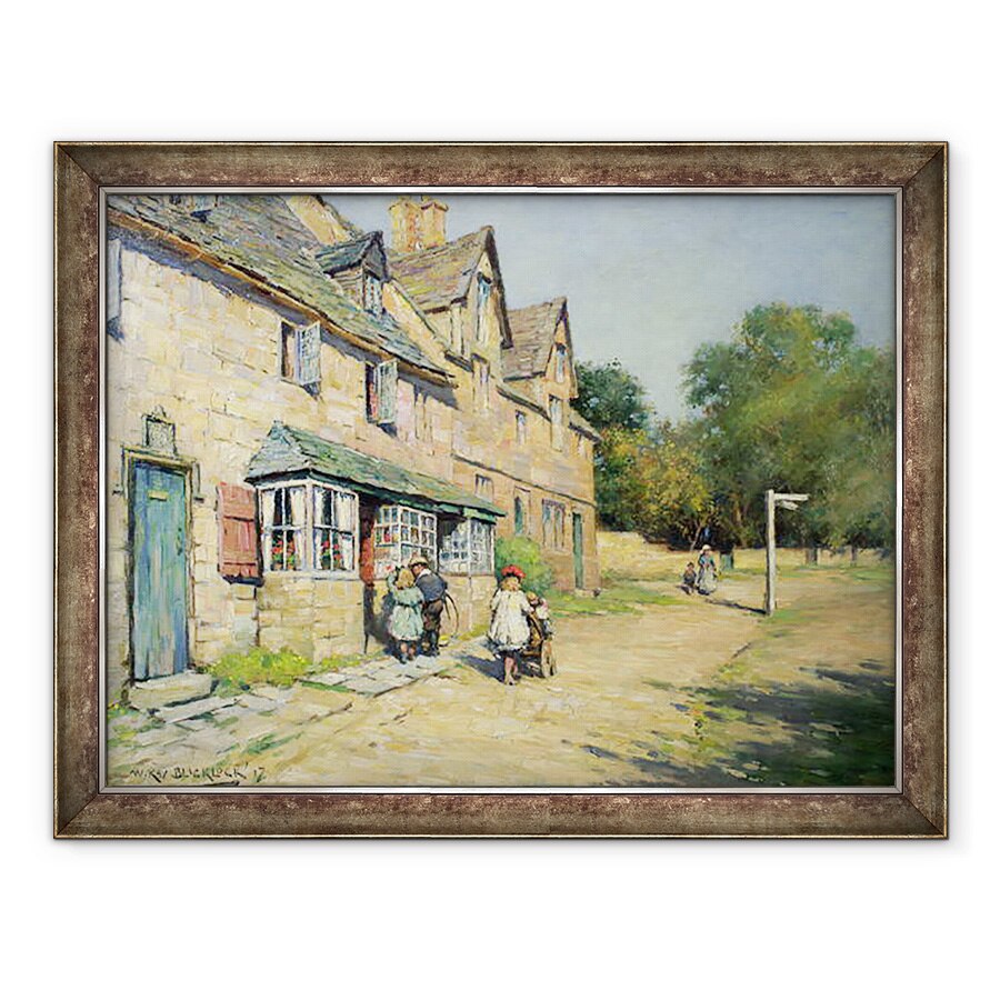 Tablou inramat - William Kay Blacklock - Satul Cotswold, 60 x 80 cm