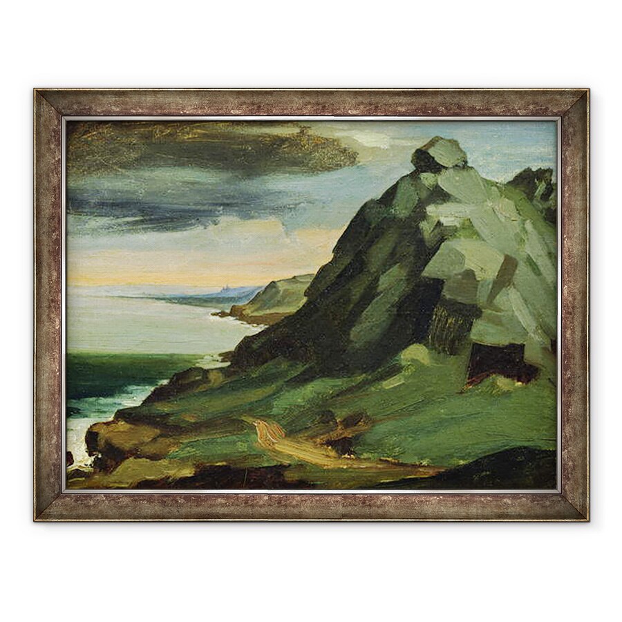 Tablou inramat - Jean-Francois Millet - Stanca Catel, sau stancile de la Haga, 70 x 90 cm