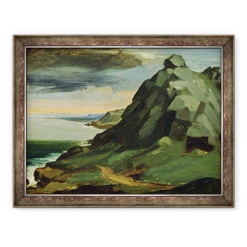 Tablou inramat - Jean-Francois Millet - Stanca Catel, sau stancile de la Haga, 70 x 90 cm Tablou inramat - Jean-Francois Millet - Stanca Catel, sau stancile de la Haga, 70 x 90 cm