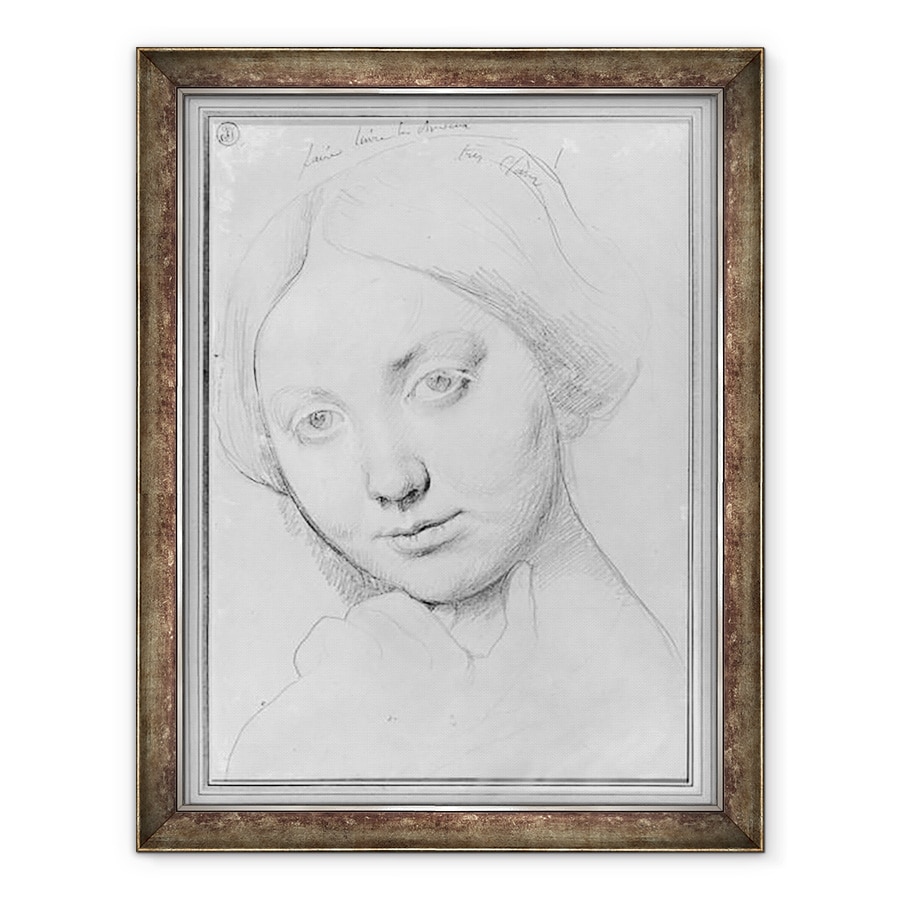 Tablou inramat - Jean Auguste Dominique Ingres - Louise de Broglie, Countess of Haussonville, 70 x 90 cm