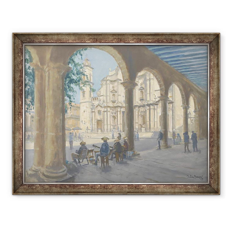 Tablou inramat - Julian Barrow - Plaza de la Catedral, 60 x 80 cm