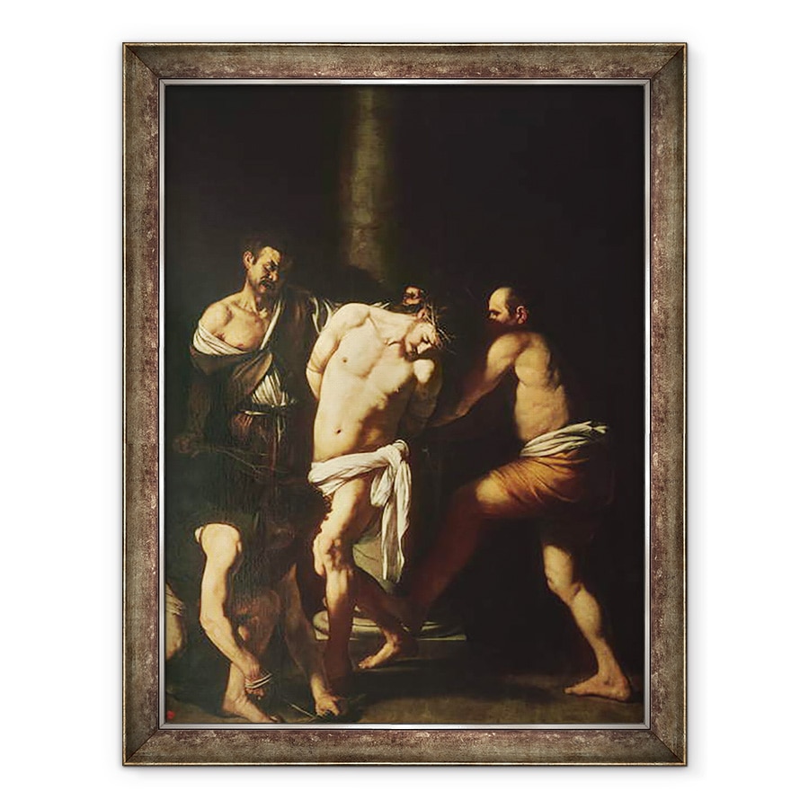 Tablou inramat - Michelangelo Merisi da Caravaggio - Flagelare, 60 x 80 cm