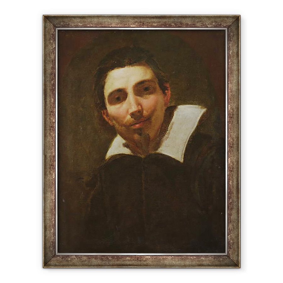 Tablou inramat - Simon Vouet - Portretul unui barbat, 60 x 80 cm