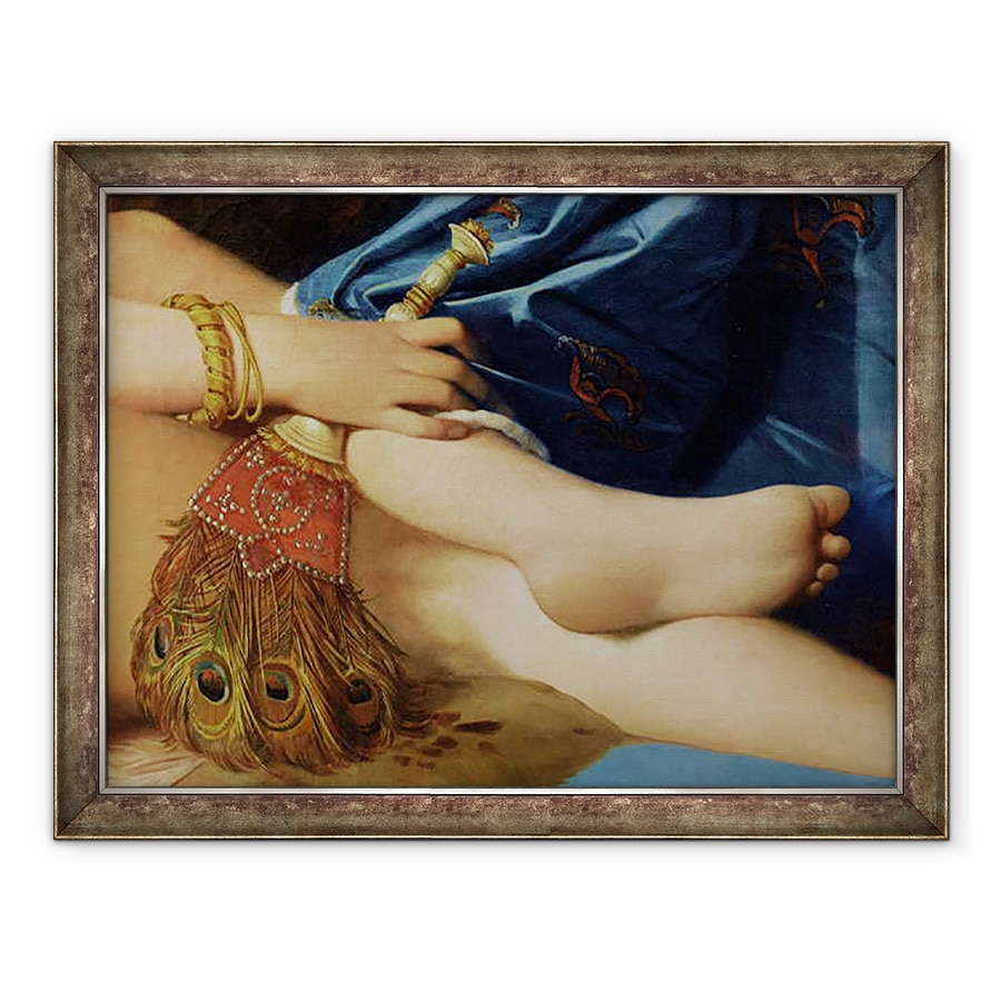 Tablou inramat - Jean Auguste Dominique Ingres - Detaliu al Marii Odalisci, 60 x 80 cm