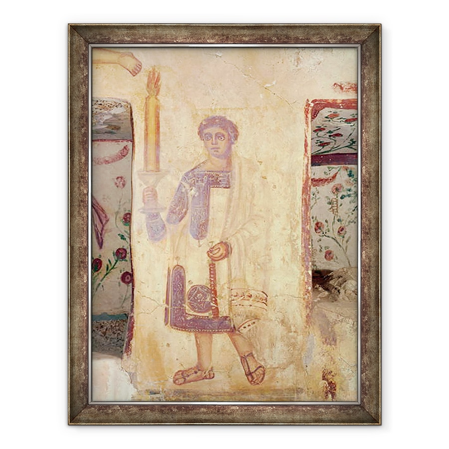 Tablou inramat - Roman - Purtator lanterna, 60 x 80 cm