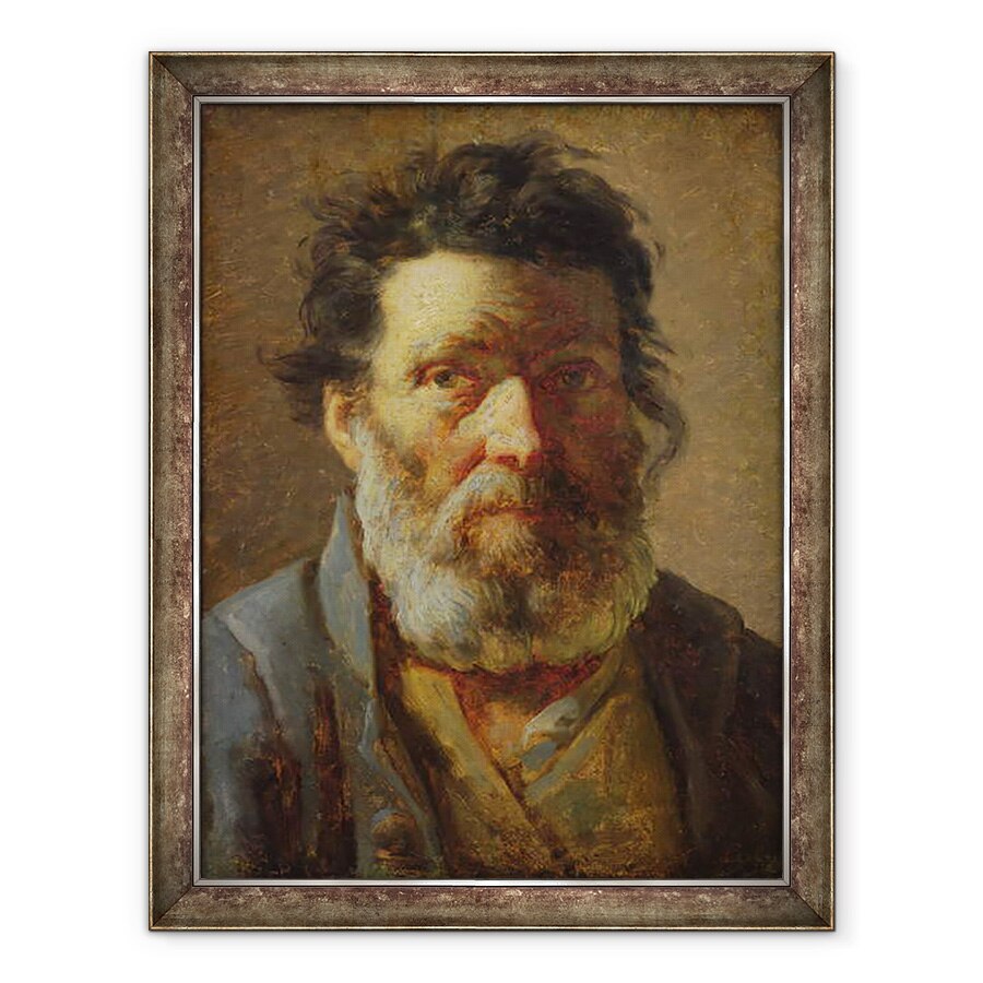 Tablou inramat - Adolphe-Felix Cals - seful unui batran, 60 x 80 cm