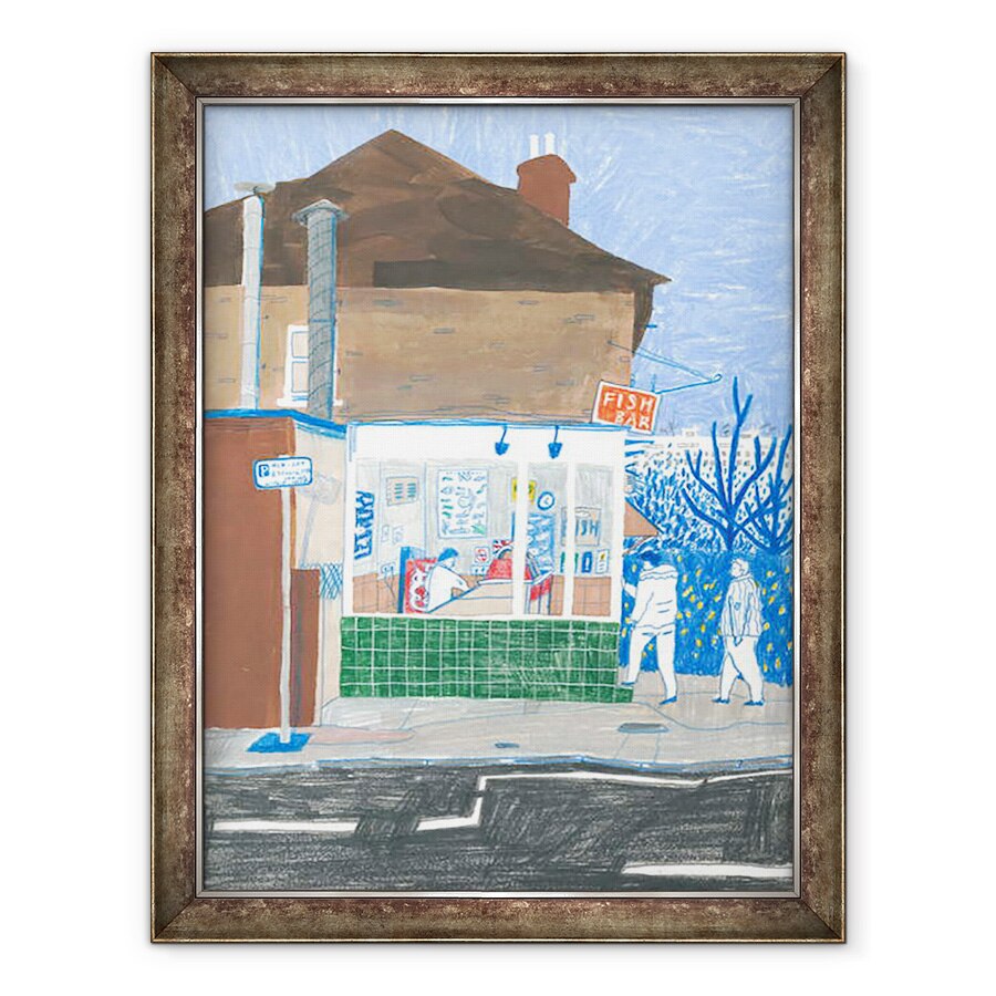 Tablou inramat - Sol Jeong - Bara de peste, 60 x 80 cm