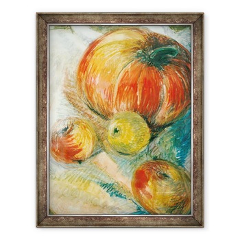 Tablou inramat - Joan Thewsey - Dovleac cu mere, 60 x 80 cm Tablou inramat - Joan Thewsey - Dovleac cu mere, 60 x 80 cm