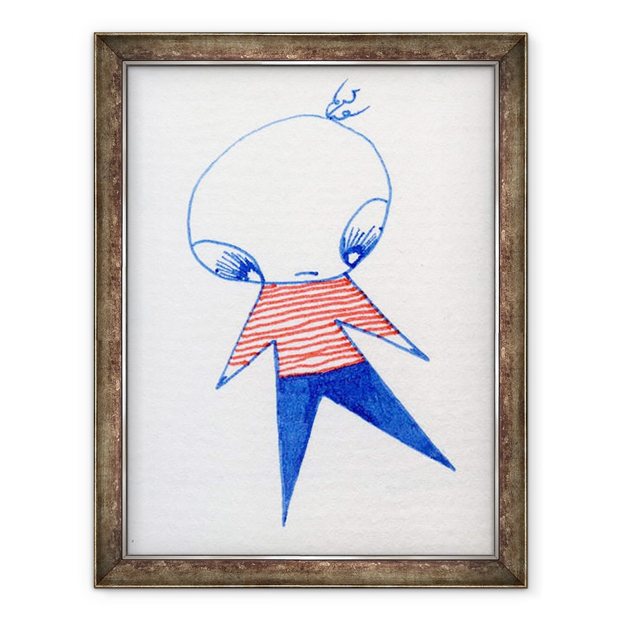 Tablou inramat - Bella Larsson - Micul salt, 60 x 80 cm