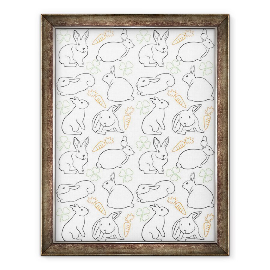 Tablou inramat - Claire Huntley - Bunnies, 60 x 80 cm