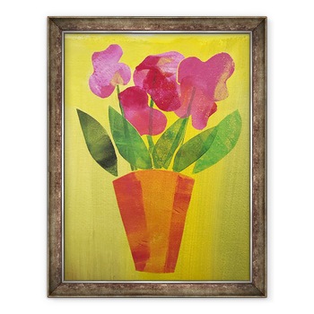 Tablou inramat - Sarah Thompson-Engels - Ghiveci de flori, 2019, 70 x 90 cm Tablou inramat - Sarah Thompson-Engels - Ghiveci de flori, 2019, 70 x 90 cm