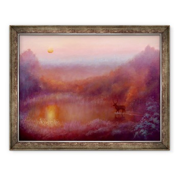 Tablou inramat - Lee Campbell - Vue de la Ville, 2019, 60 x 80 cm Tablou inramat - Lee Campbell - Vue de la Ville, 2019, 60 x 80 cm