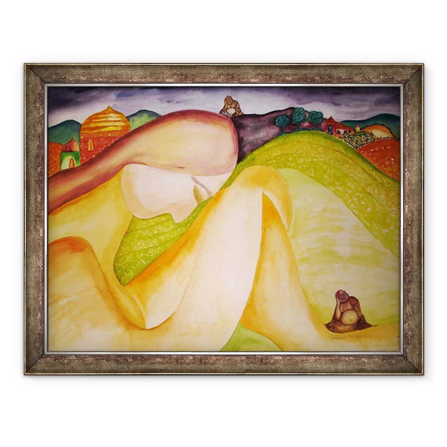 Tablou inramat - Deborah Eve Alastra - Dealurile Buddha, 1995, 60 x 80 cm