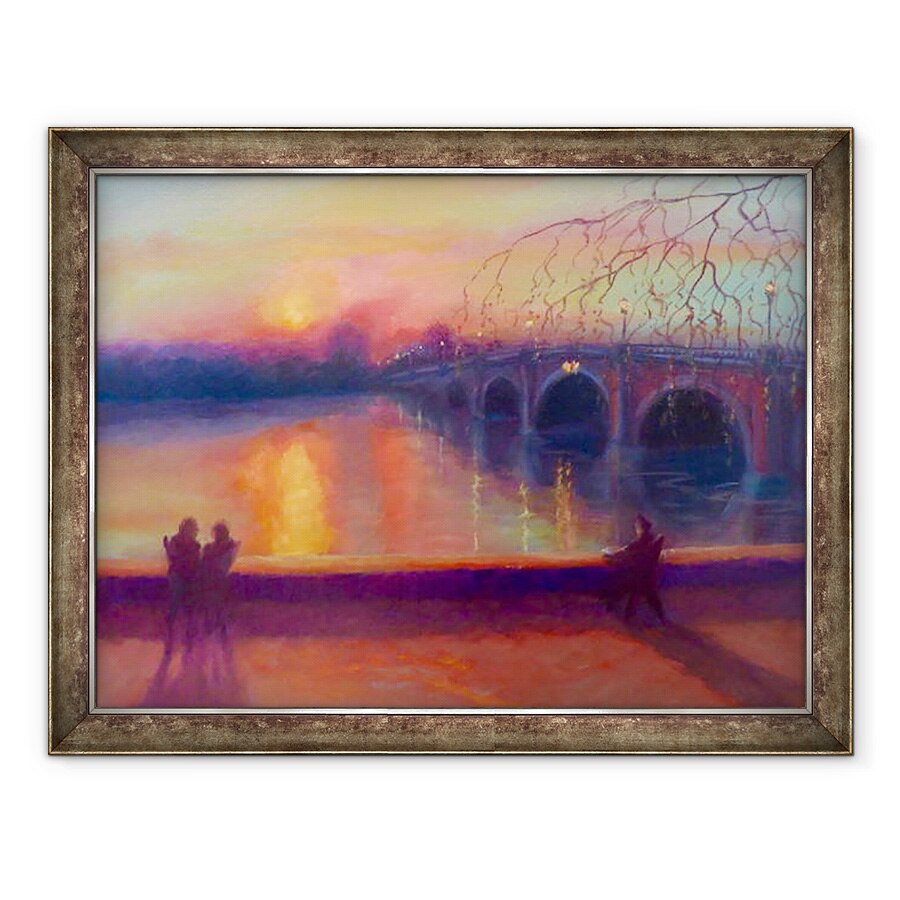 Tablou inramat - Lee Campbell - Promisiune Podul Richmond, 2019, 60 x 80 cm