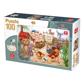 Puzzle Deico - Animale domestice, 100 piese Puzzle Deico - Animale domestice, 100 piese