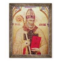 tablou inramat - giotto di bondone - sfantul nicolae panoul din stanga indepartat al altarului badia 60 x 80 cm imagen 4_0_
0