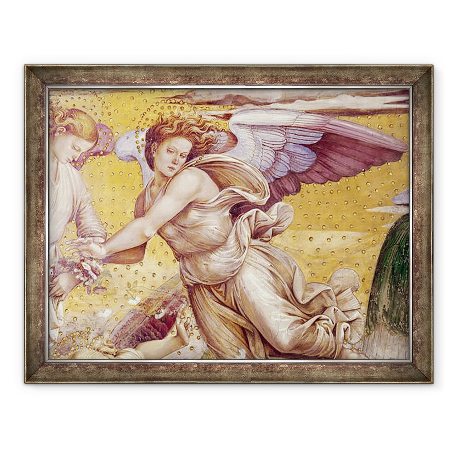 Tablou inramat - Luca Signorelli - Detaliu al celor alesi in Paradis, de la Capela Madonnei di San Brizio, 60 x 80 cm