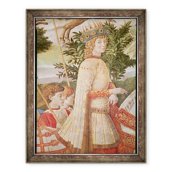 Tablou inramat - Benozzo di Lese di Sandro Gozzoli - Procesiunea Magilor, procesiunea condusa de Lorenzo Magul sub masca Magului Caspar, detaliu al lui Lorenzo de Medici, 70 x 90 cm Tablou inramat - Benozzo di Lese di Sandro Gozzoli - Procesiunea Magilor, procesiunea condusa de Lorenzo Magul sub masca Magului Caspar, detaliu al lui Lorenzo de Medici, 70 x 90 cm