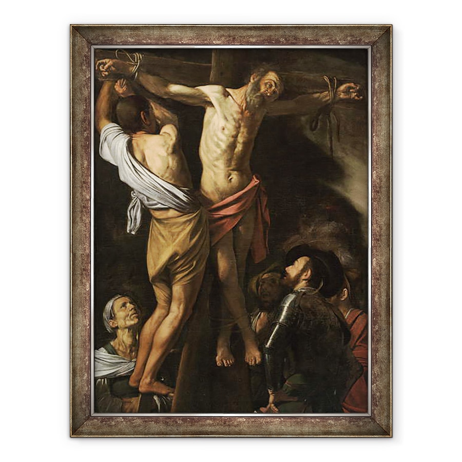 Tablou inramat - Michelangelo Merisi da Caravaggio - Rastignirea Sfantului Andrei, 60 x 80 cm
