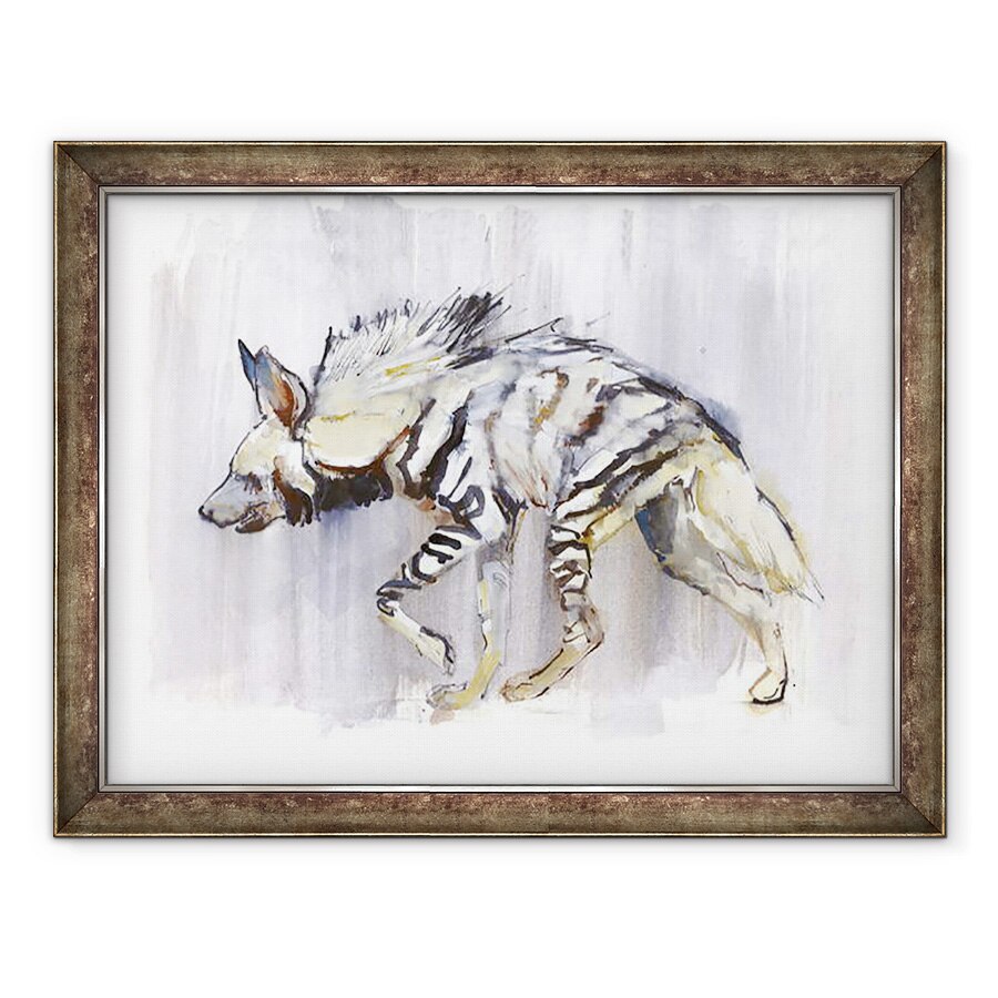 Tablou inramat - Mark Adlington - Hiaena cu dungi, 2010, 60 x 80 cm