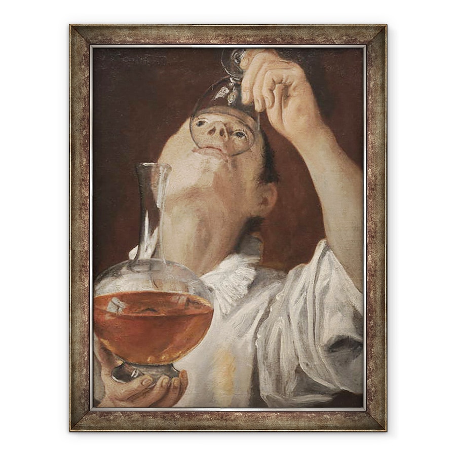 Tablou inramat - Annibale Carracci - Baut baiat, 70 x 90 cm