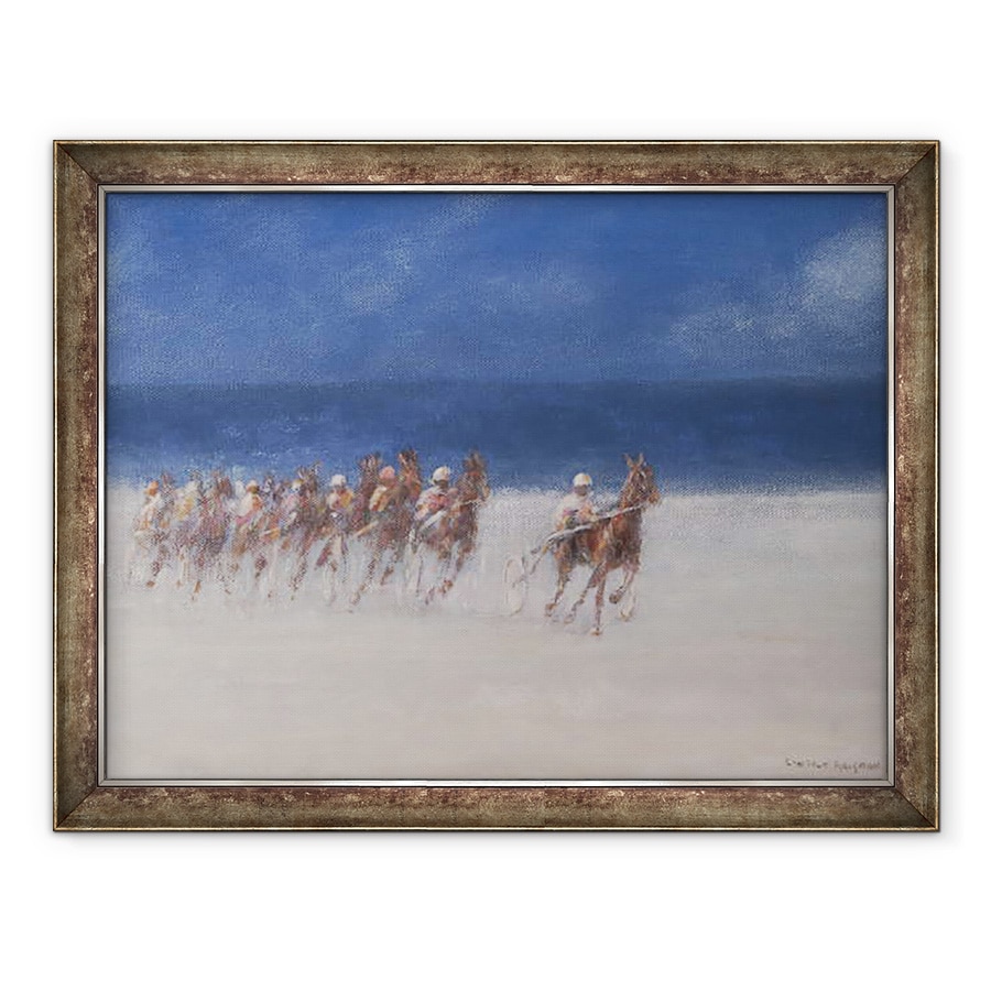 Tablou inramat - Lincoln Seligman - Curse de Trotting, Bretania, 60 x 80 cm
