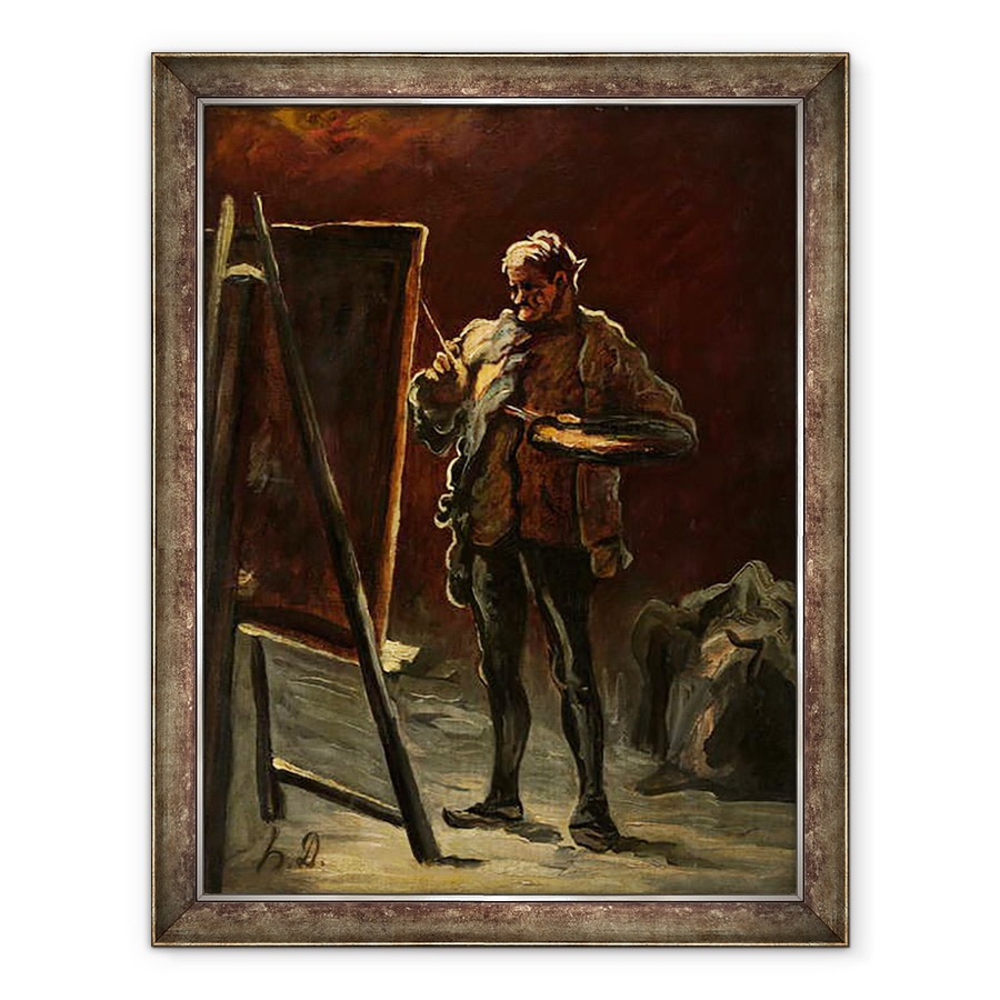 Tablou inramat - Honore Daumier - Artist II, 60 x 80 cm