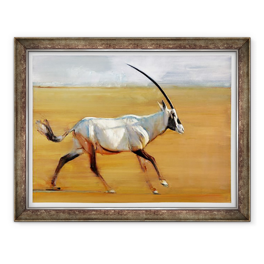 Tablou inramat - Mark Adlington - Oryx galop, 60 x 80 cm