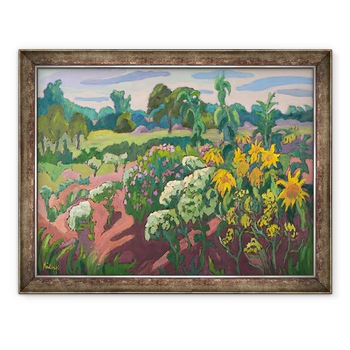 Tablou inramat - Marta Martonfi-Benke - Pompa Brookside, 60 x 80 cm Tablou inramat - Marta Martonfi-Benke - Pompa Brookside, 60 x 80 cm