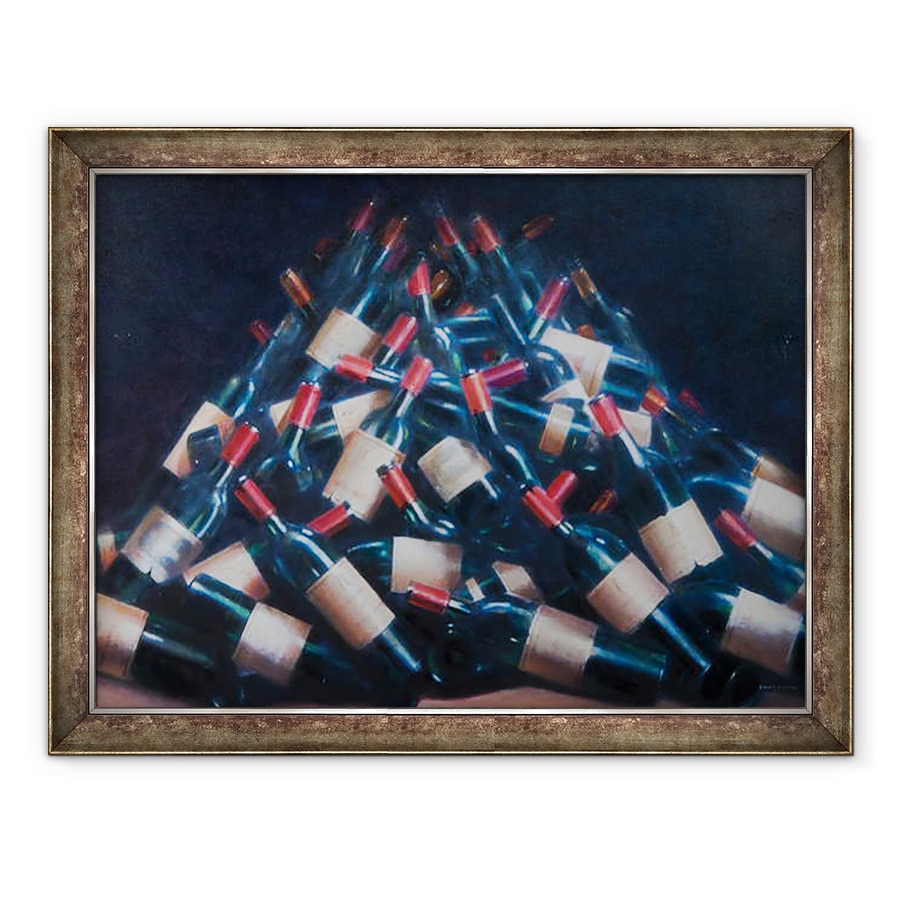 Tablou inramat - Lincoln Seligman - Vin degustat, 60 x 80 cm