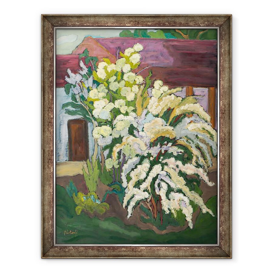 Tablou inramat - Marta Martonfi-Benke - Arbusti in Bloom, 60 x 80 cm